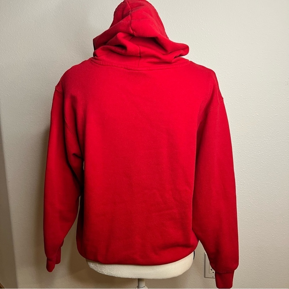 Disney women’s Bright Red Minnie Mouse Hoodie Size Small - Picture 4 of 9